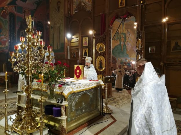nocne nabożeństwo w dniu święta Narodzenia Jezusa Chrystusa w cerkwi Św.Ducha w Białymstoku.Rafał Łaszczuk